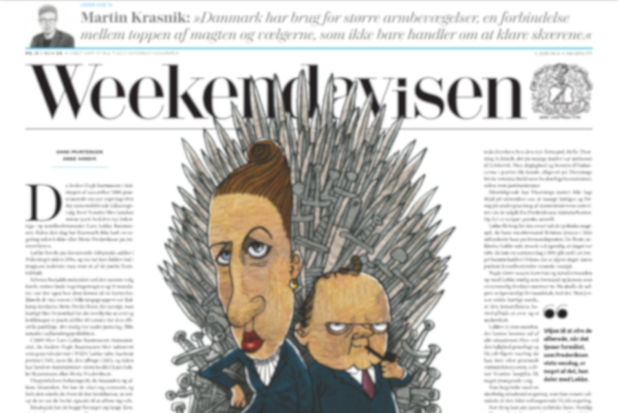 Forsiden af Weekendavisen med Jonas Herbys debatindlæg om AI og fremtidsplaner.
